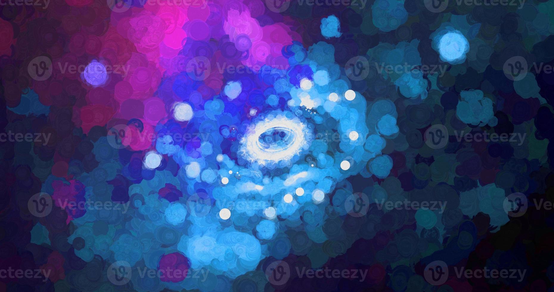 abstrato luz azul espaço elegante borrão nevoeiro universo com estrela e galáxia leite stardust dinâmico no espaço escuro. foto