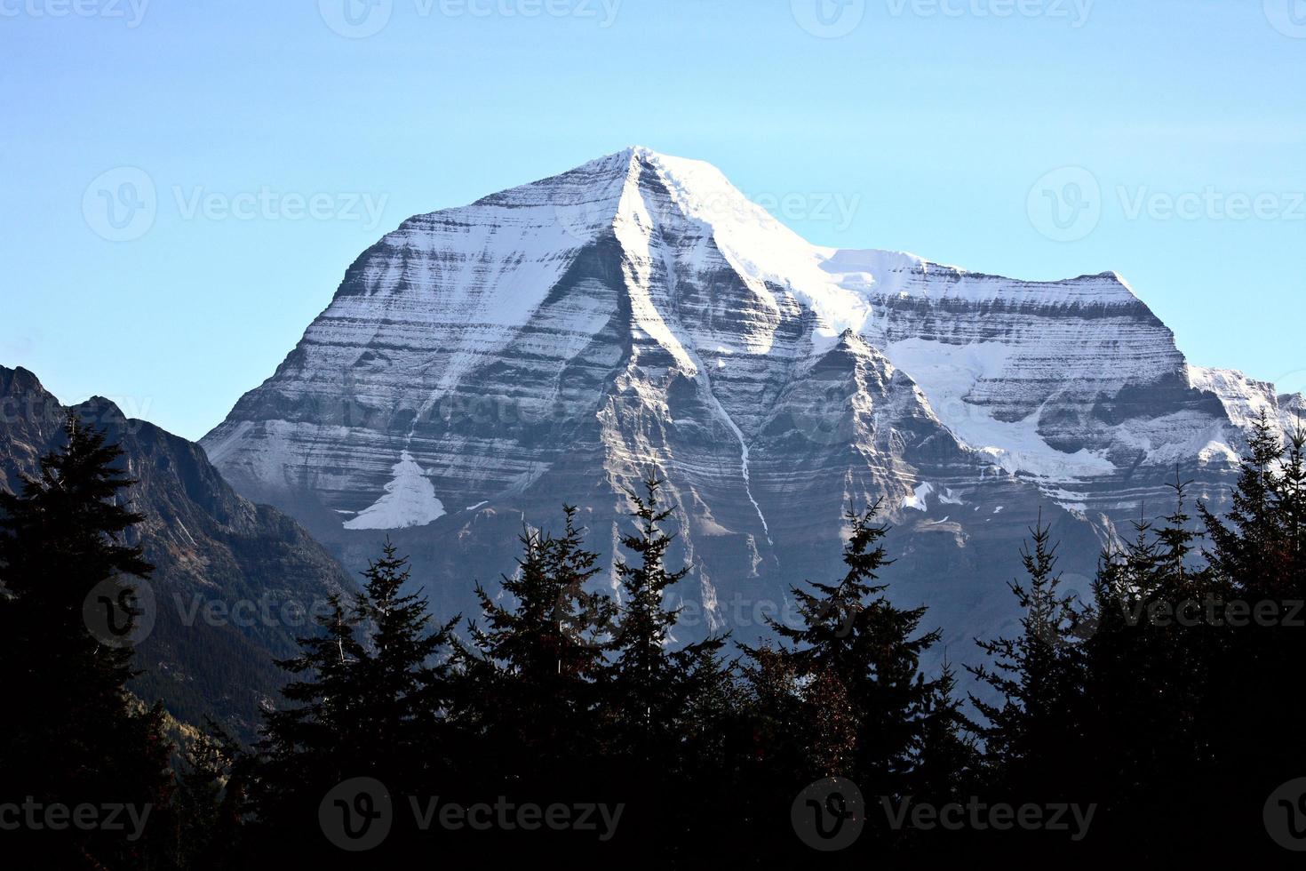 monte robson na bela colúmbia britânica foto