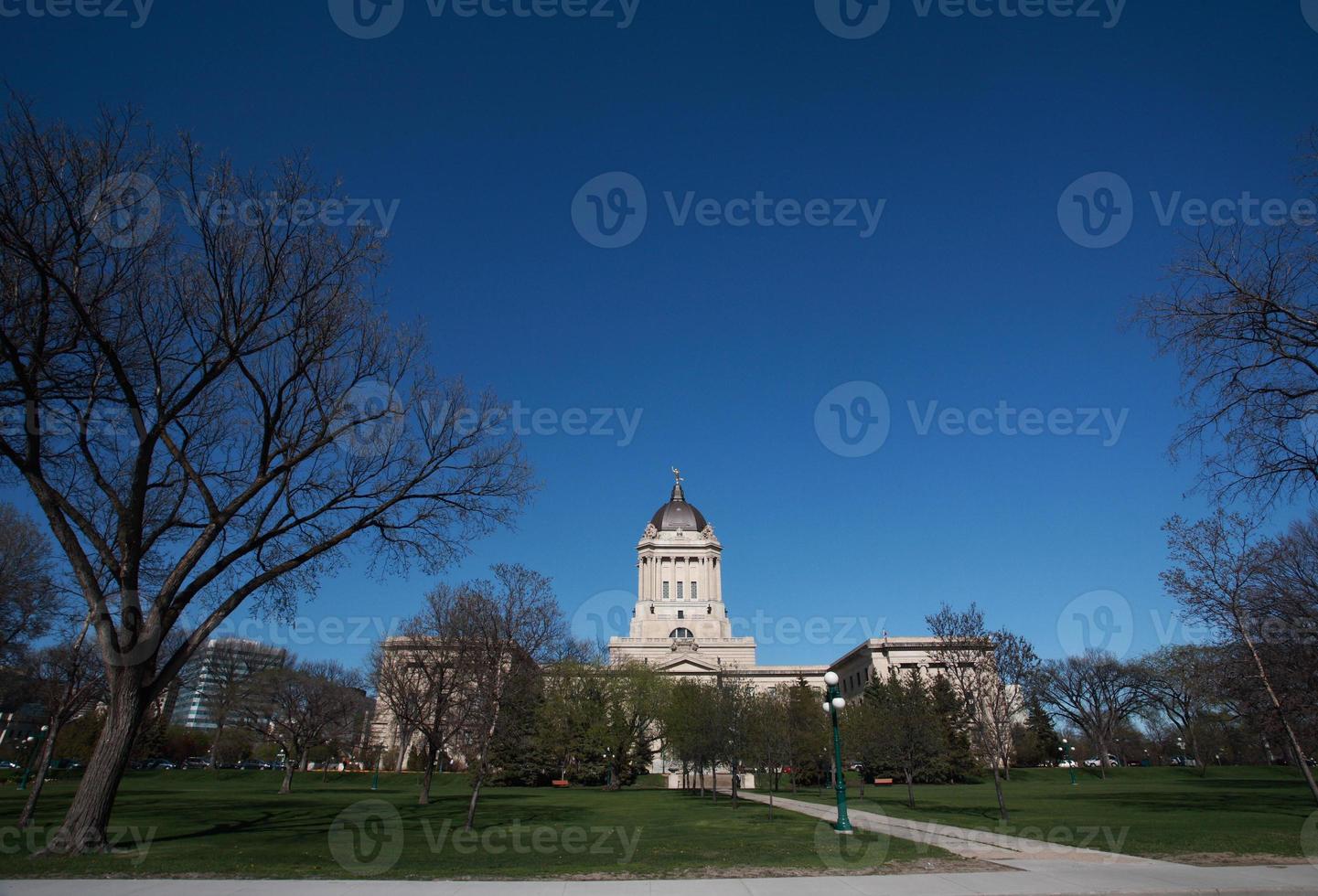 edifício do parlamento de manitoba em winnipeg foto