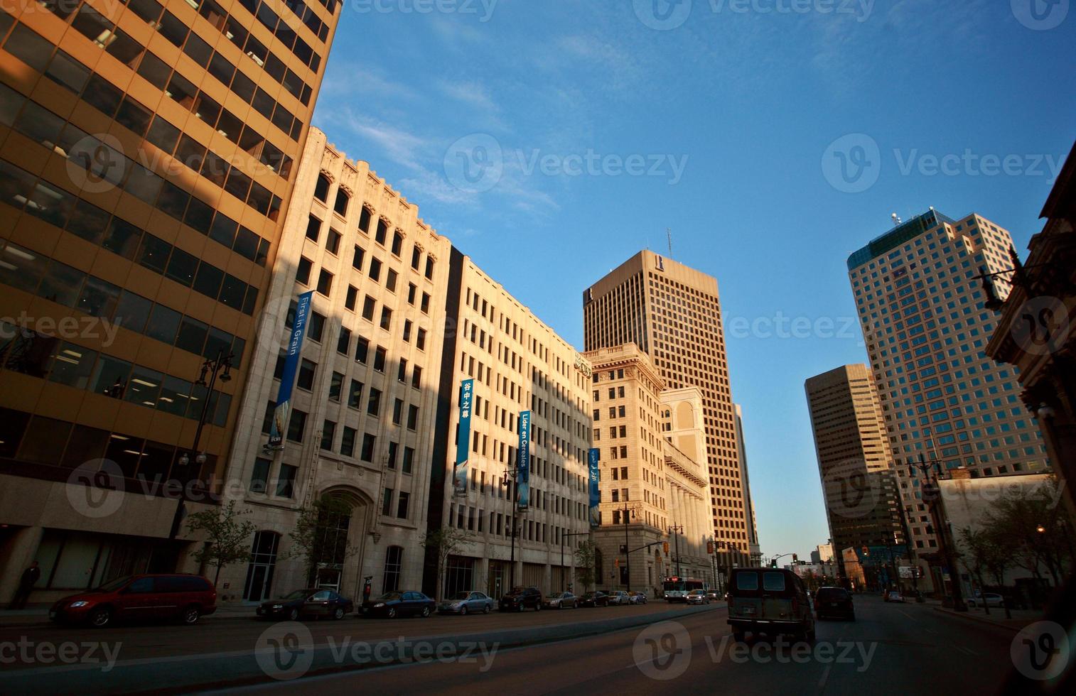 edifícios antigos e novos de winnipeg foto