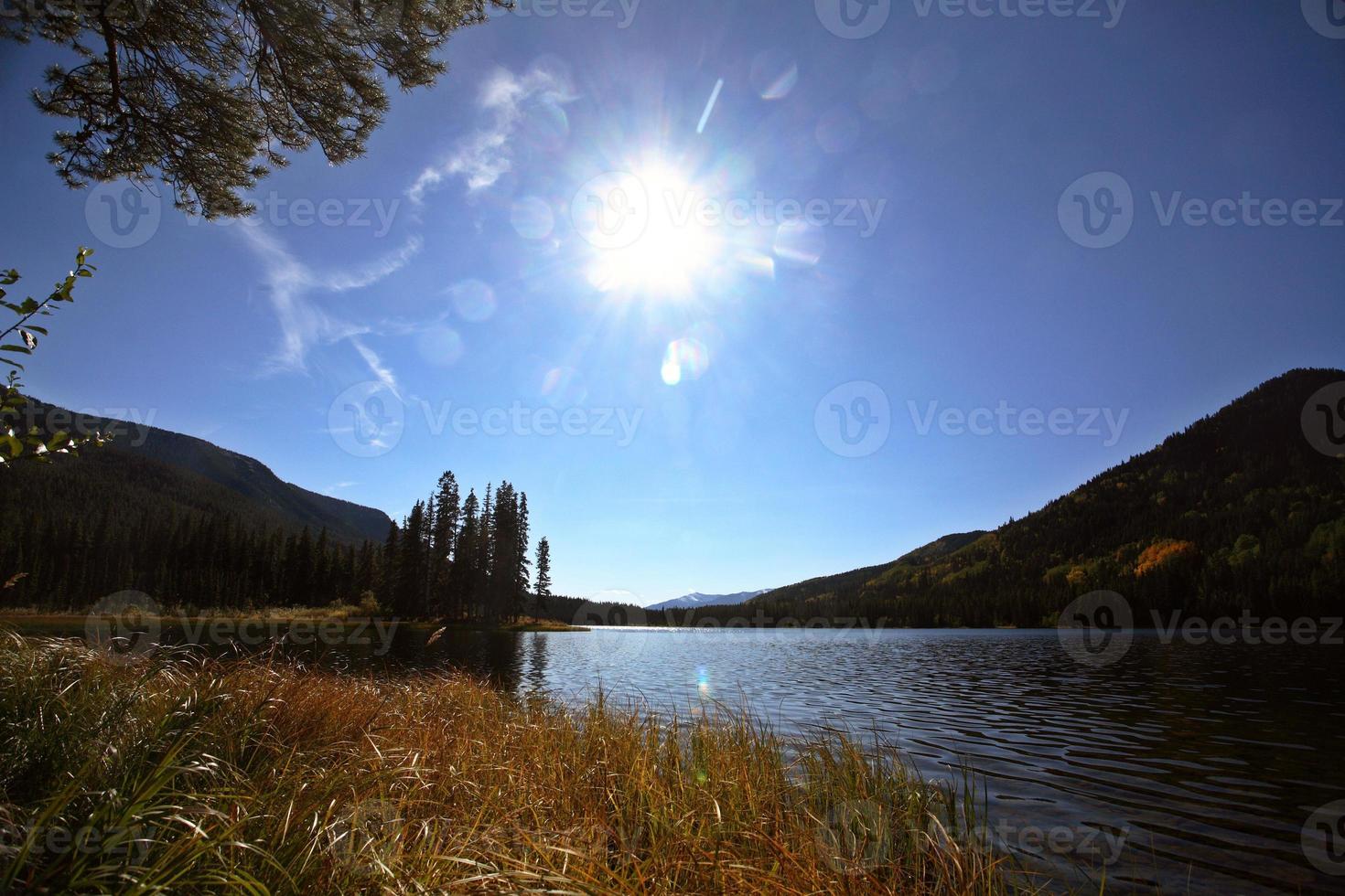 lagos gêmeos na cênica alberta foto