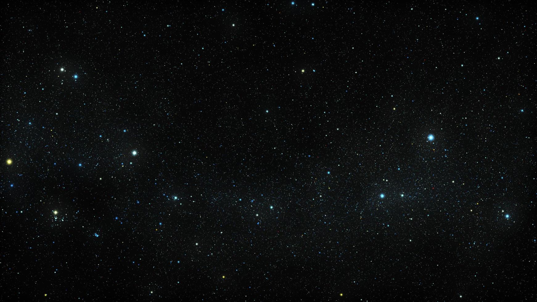 céu noturno com estrelas brilhando em fundo preto foto