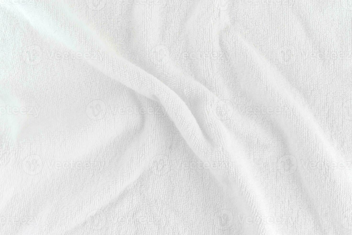 fundo de textura de pano branco macio abstrato foto