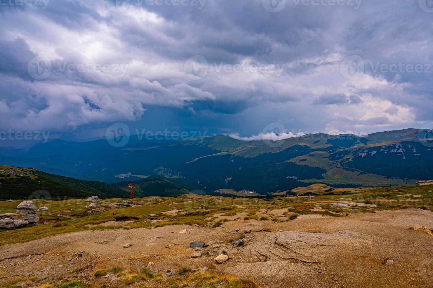 vista das montanhas do penhasco foto