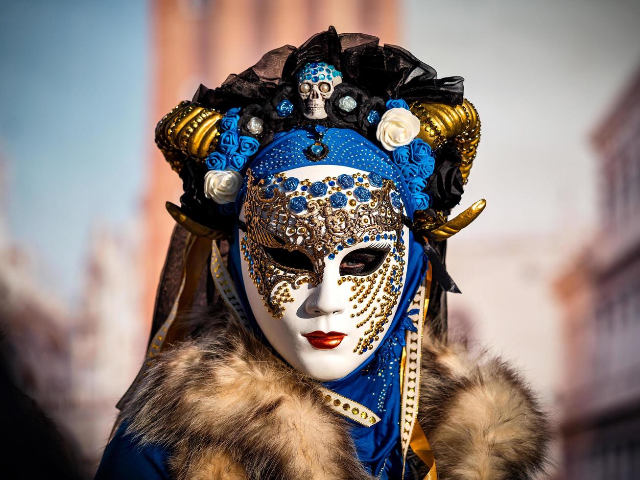 carnaval veneziano em rosheim, alsácia, frança. foto