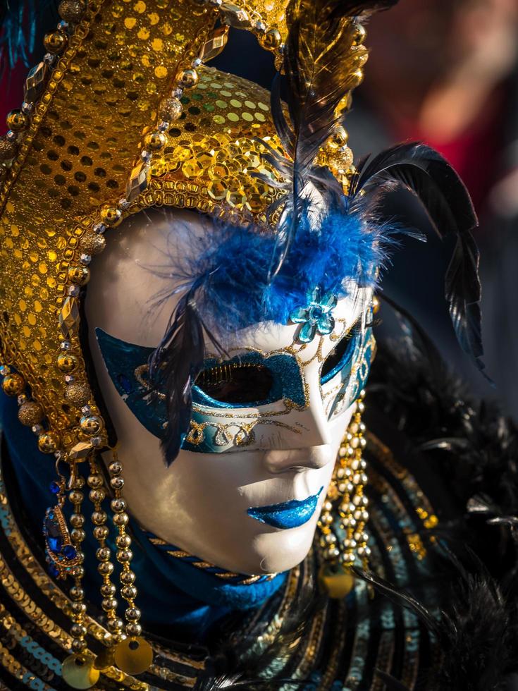 carnaval veneziano em rosheim, alsácia, frança. foto