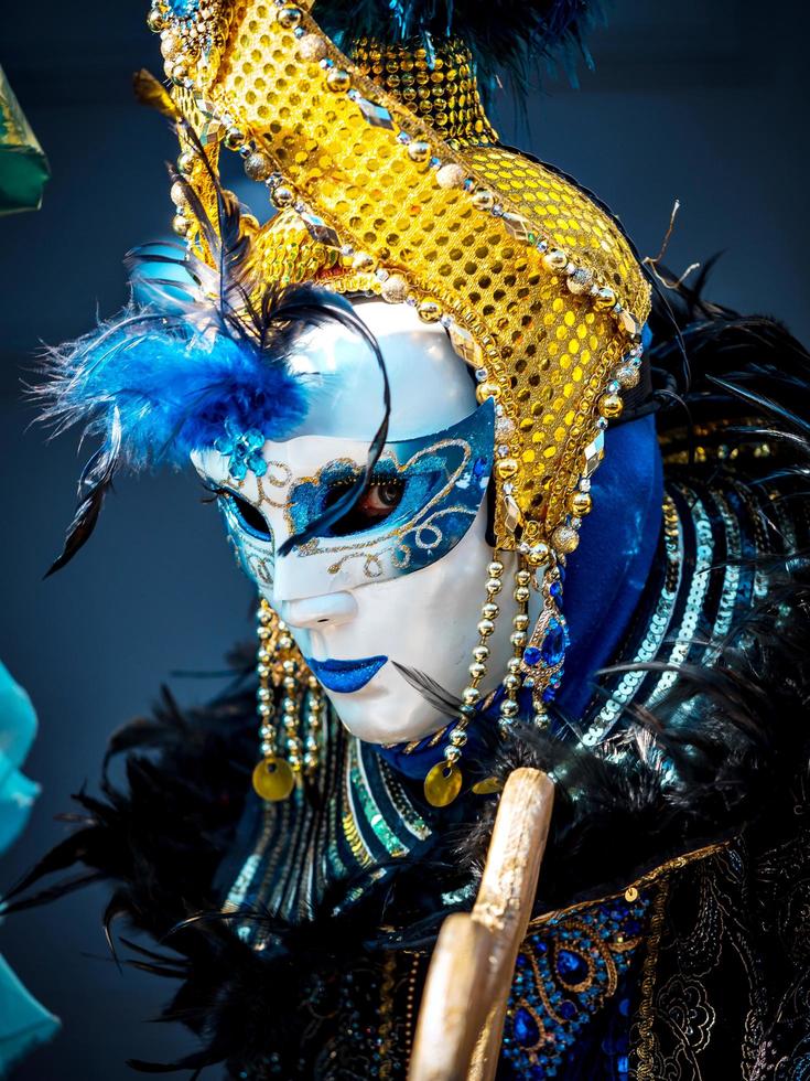 carnaval veneziano em rosheim, alsácia, frança. foto