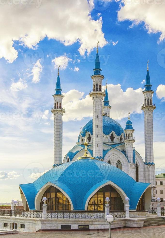 a mesquita kul sharif é uma das maiores mesquitas da rússia. foto