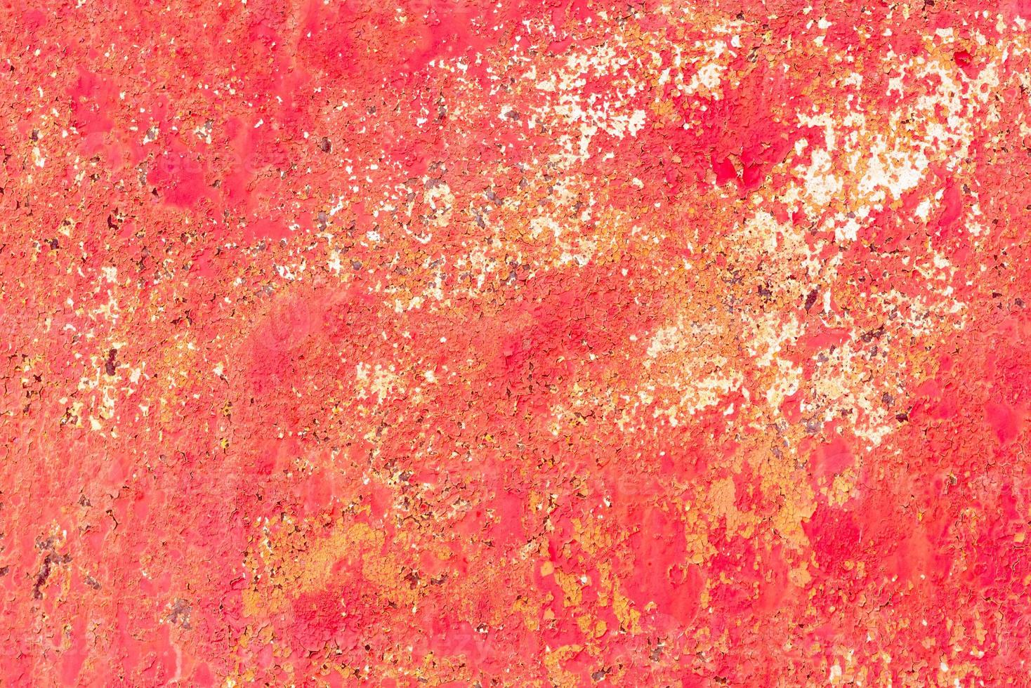 metal vermelho grunge velho textura de superfície arranhada enferrujada foto