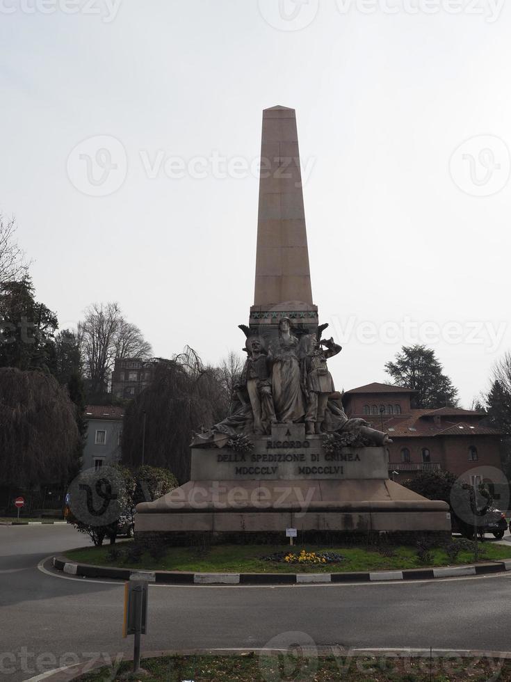 Memorial da Guerra da Crimeia em Turim foto