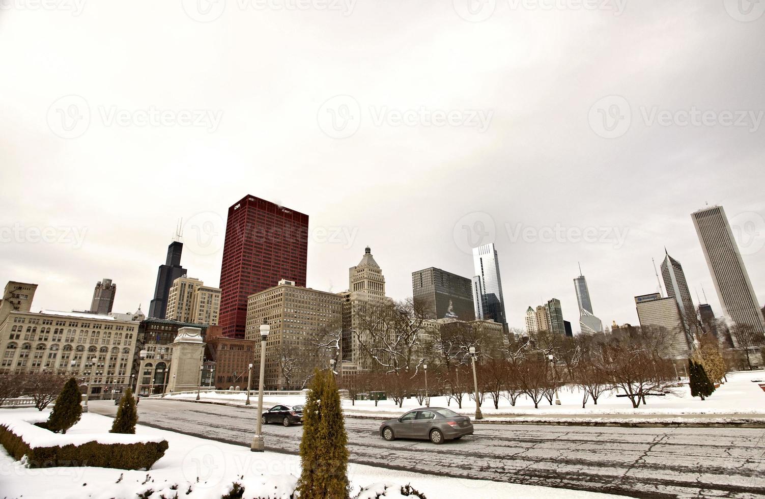 chicago centro da cidade foto