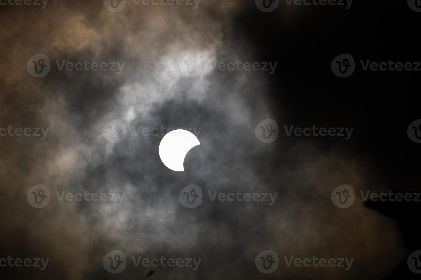 céu eclipse solar foto