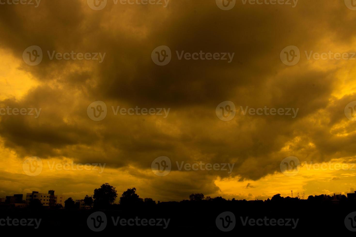 céu com luz foto