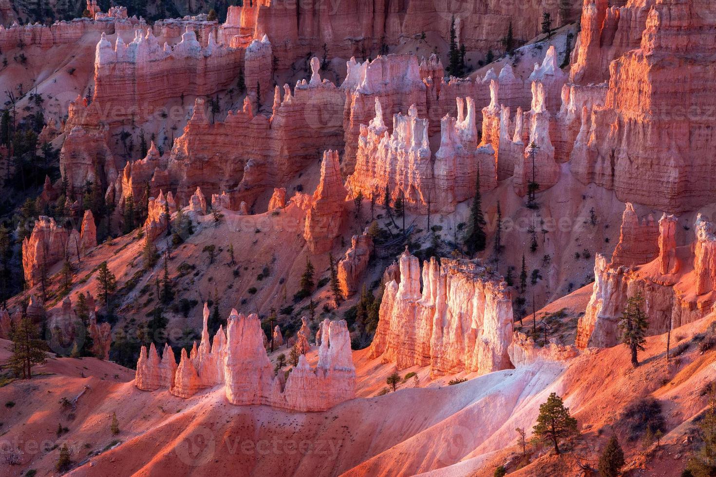 vista panorâmica de bryce canyon sul de utah eua foto