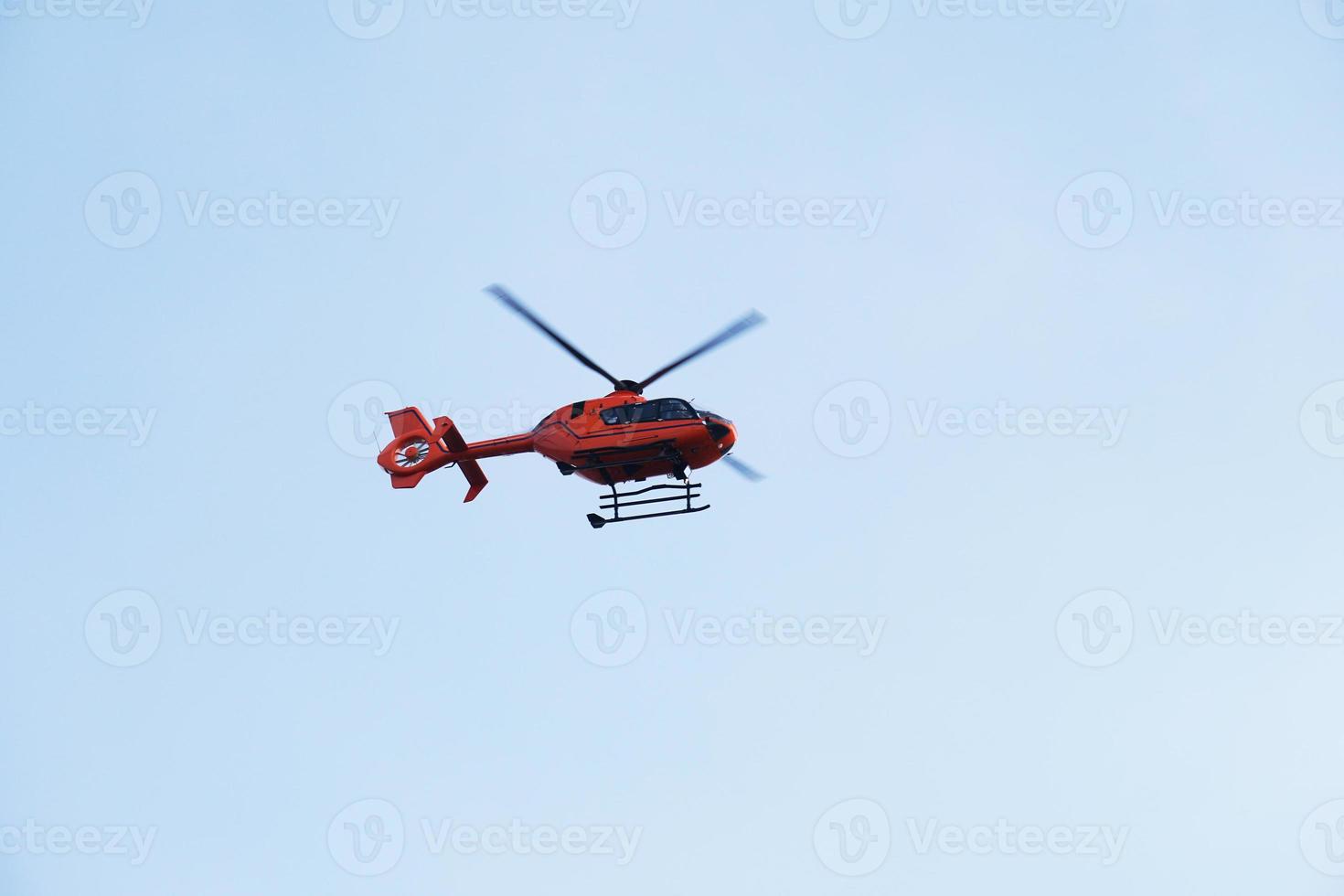 helicóptero de resgate ou ambulância aérea foto