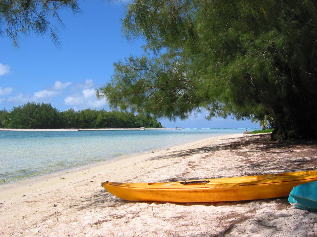 Praia das Ilhas Cook foto