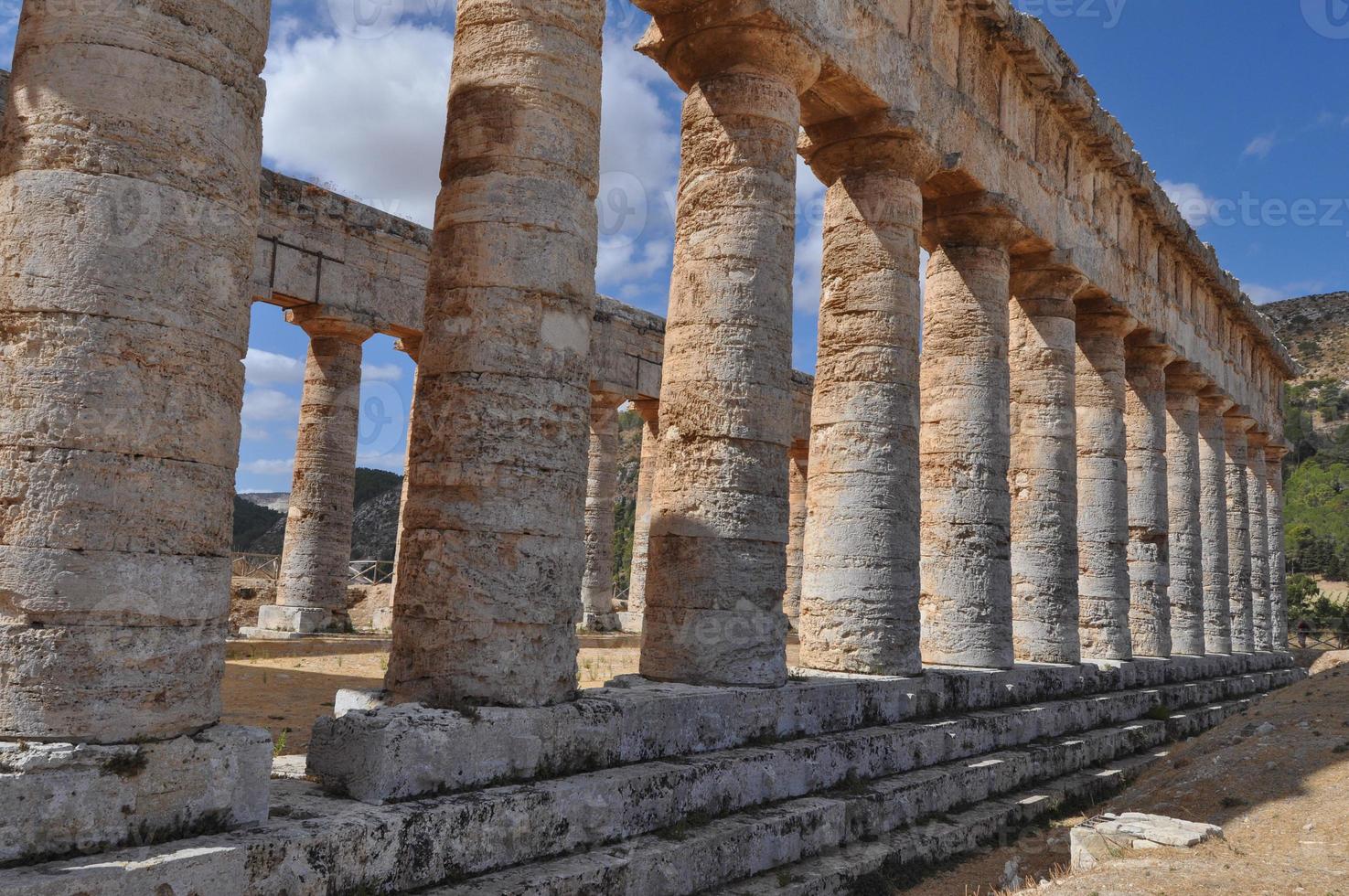 templo dórico em segesta foto