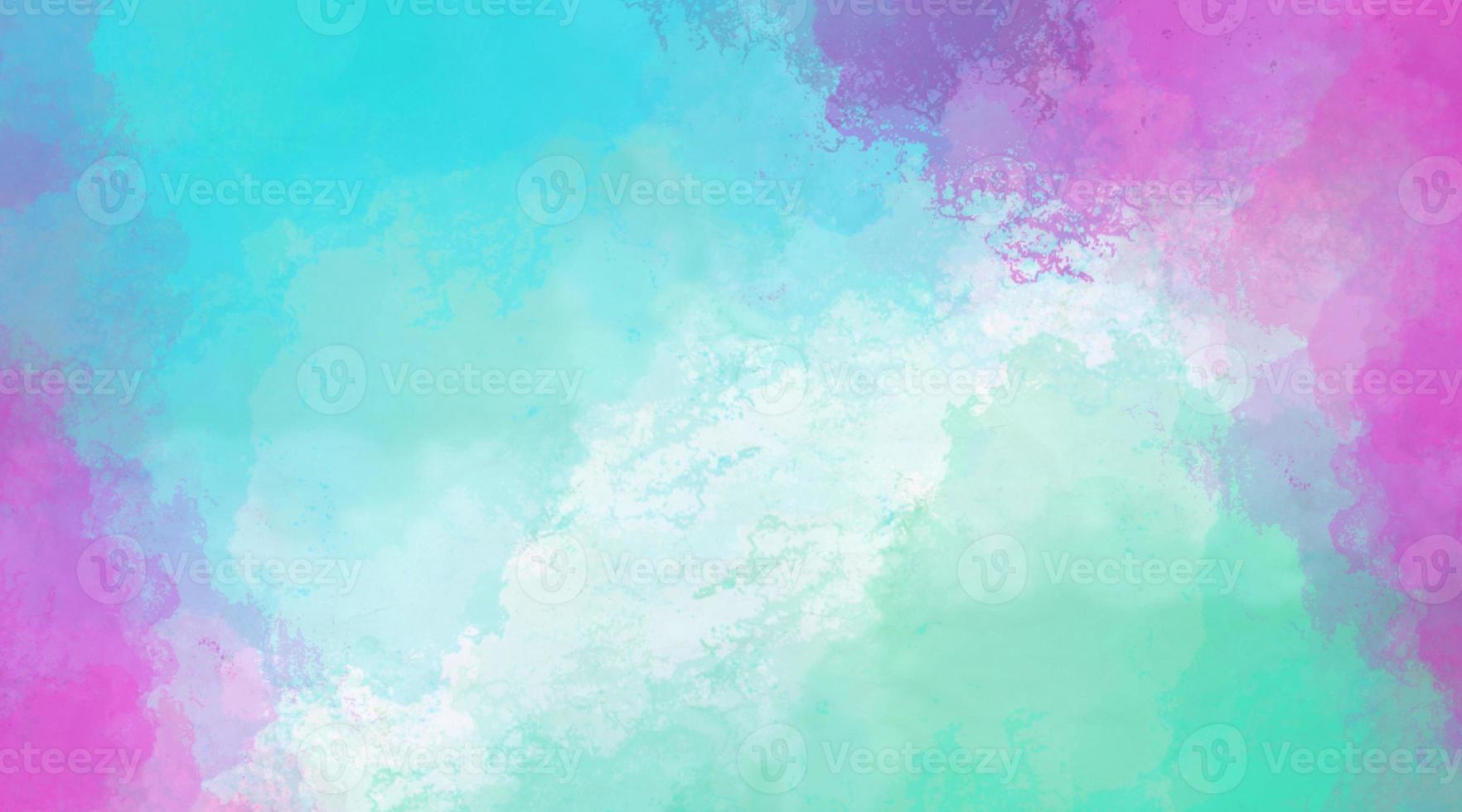 fundo de aquarela azul roxo pintado à mão foto