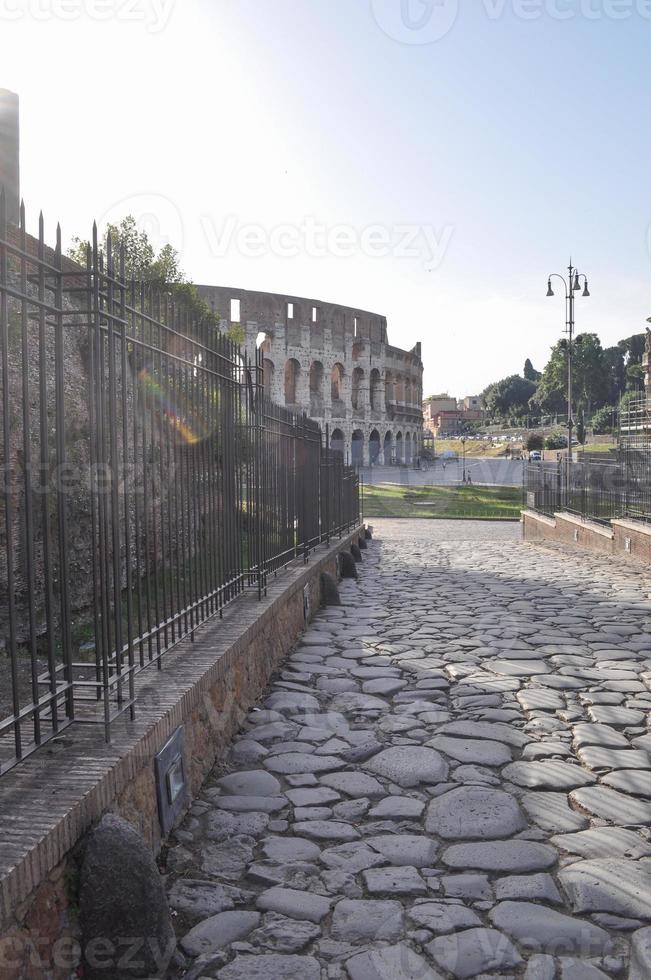 o coliseu aka coliseu ou coliseu em roma itália foto