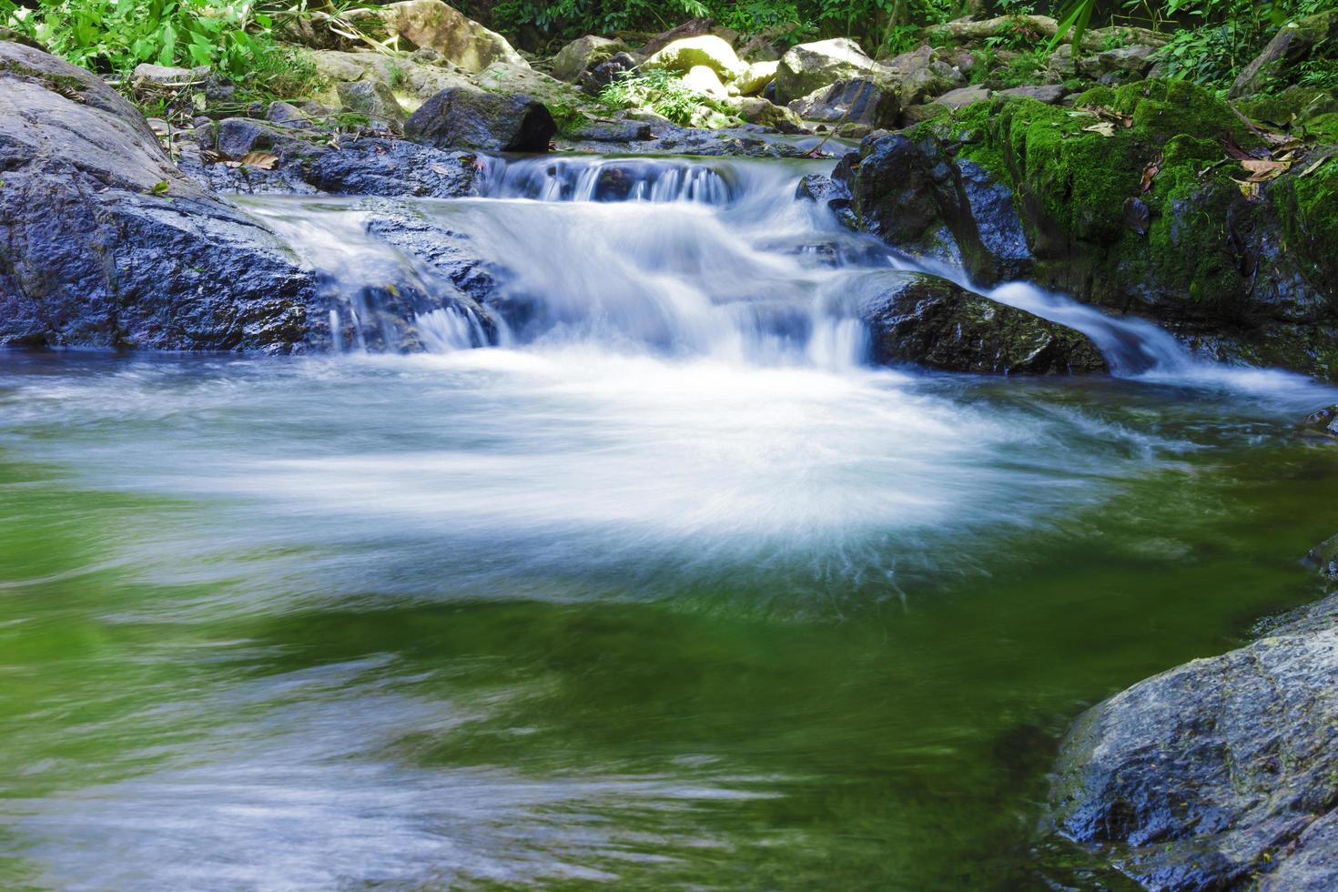 Dawna Falls, Karen State, Mianmar, Ásia foto