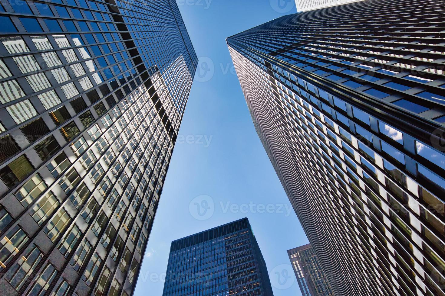 horizonte cênico do distrito financeiro de toronto e horizonte de arquitetura moderna foto