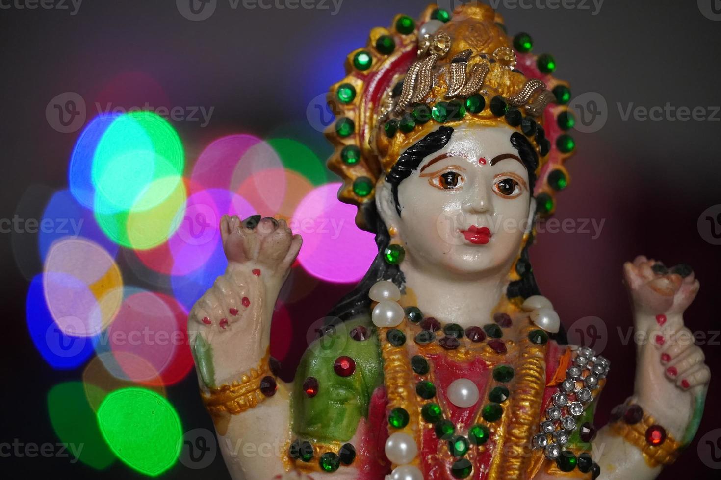 imagem da deusa hindu laxmi foto