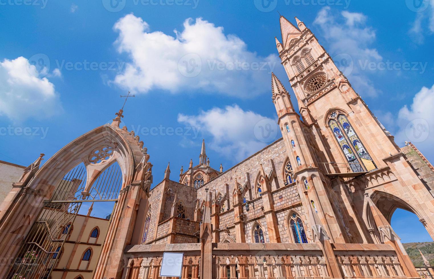 méxico, zacatecas igrejas católicas, paróquia de nosso pai jesus no centro histórico colonial foto