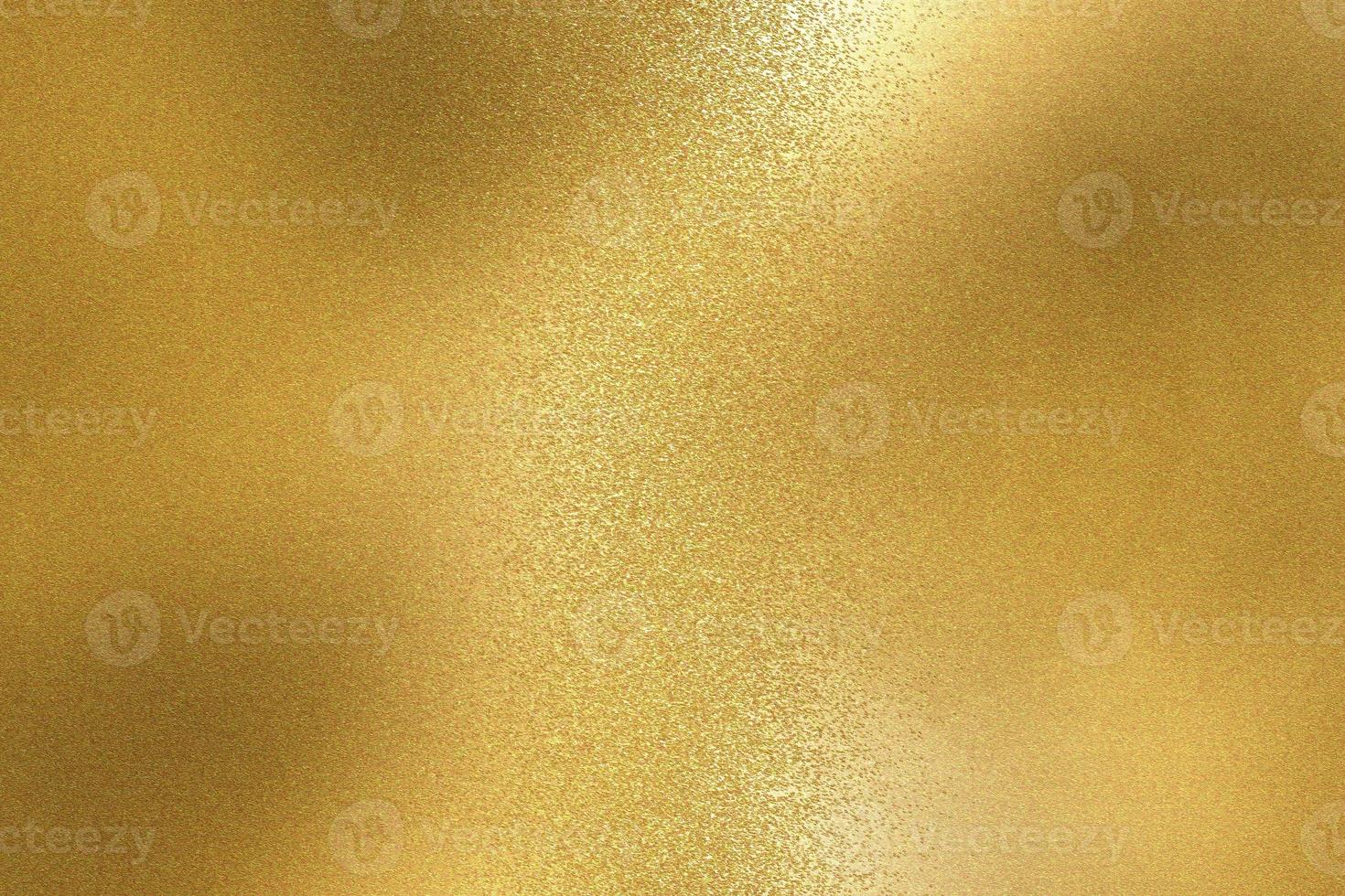 fundo abstrato, textura de folha de metal amarelo brilhante foto