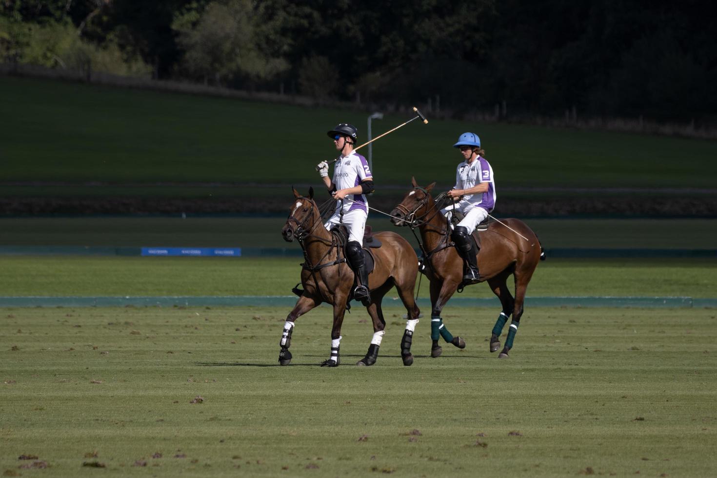 midhurst, west sussex, reino unido, 2020 pessoas jogando polo foto