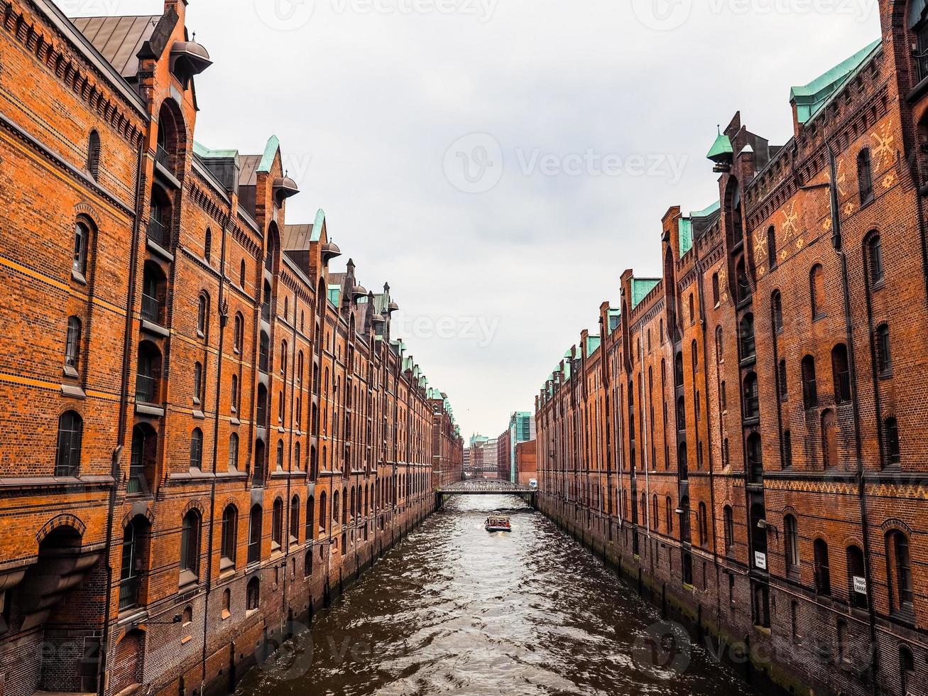 hdr hafencity em hamburgo foto