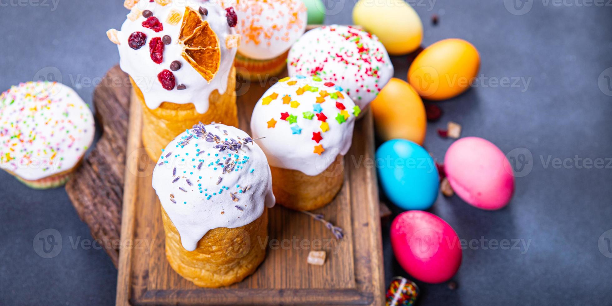 páscoa bolo feriado levedura doce pastelaria sobremesa comemorativo feriado cristãos ortodoxos páscoa deleite refeição saudável comida lanche cópia espaço comida fundo foto