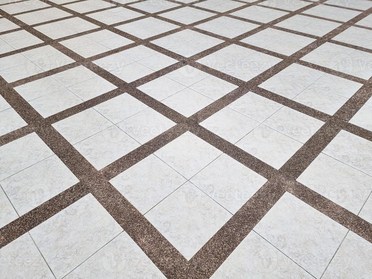 linhas de mesa em forma de cinza branco v fundo de textura de matriz de piso foto