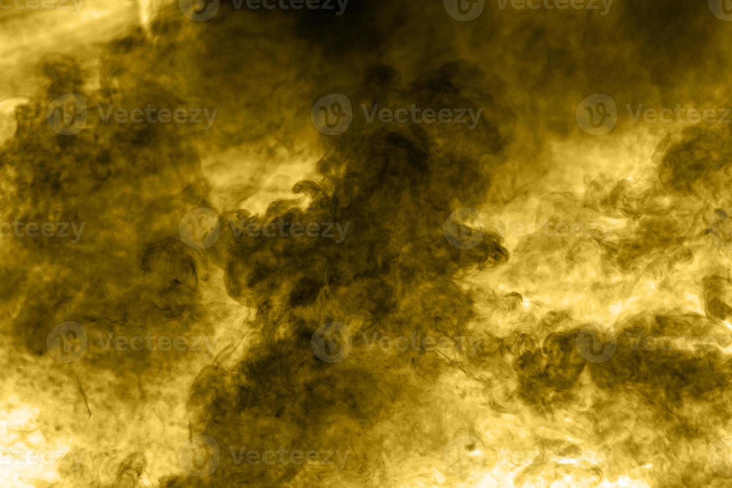 fumaça abstrata background.yellow de poluição atmosférica. foto