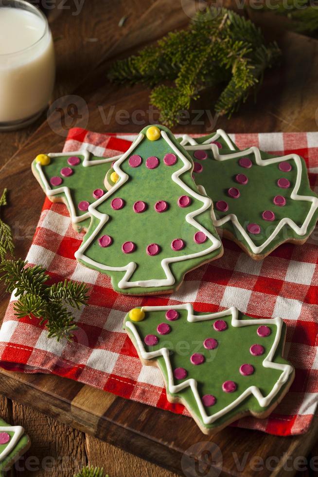 biscoitos de natal caseiros festivos foto