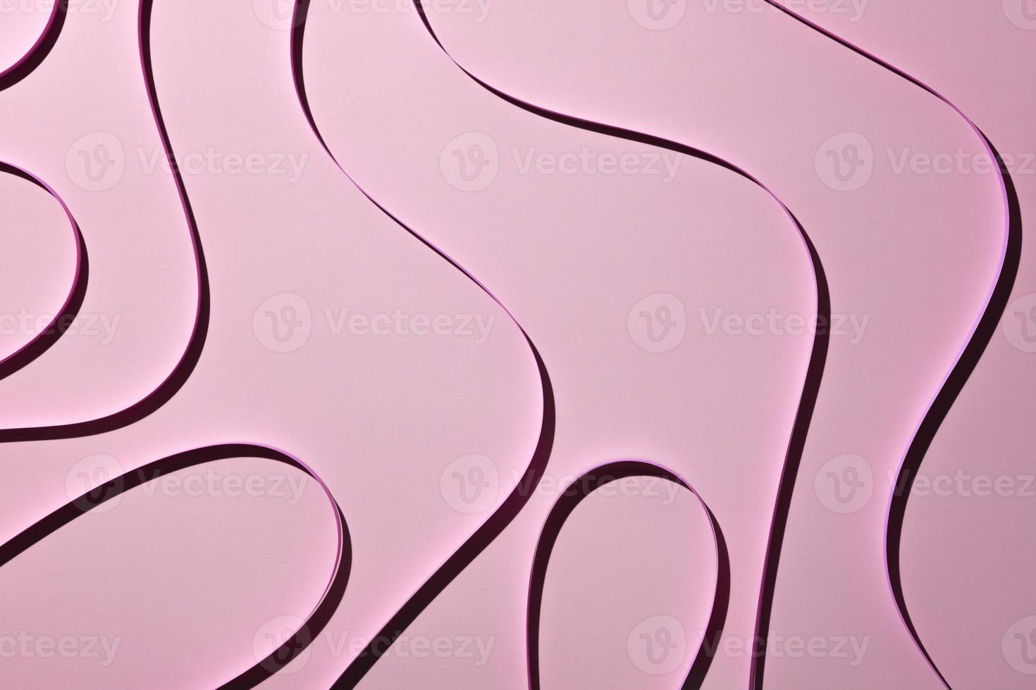 fundo rosa com listras de linha suave foto