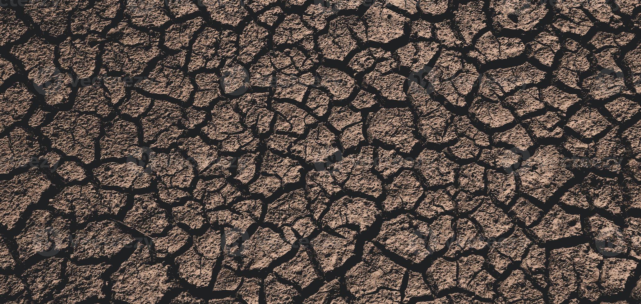 superfície de fratura, terreno seco, terreno rachado para plano de fundo foto