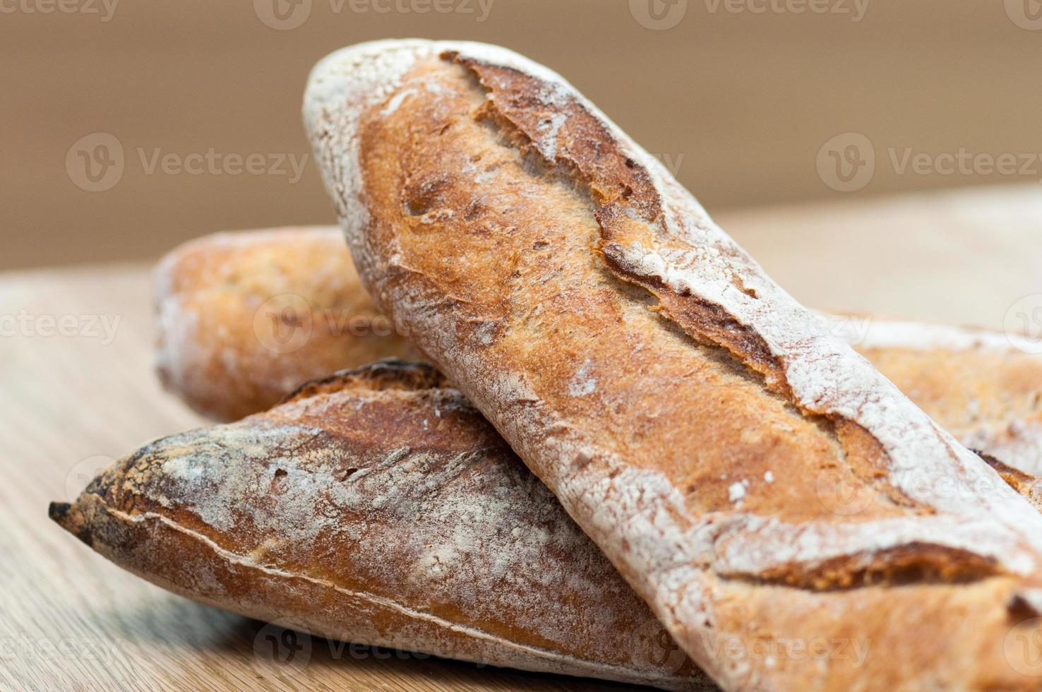 baguetes de pão francês foto