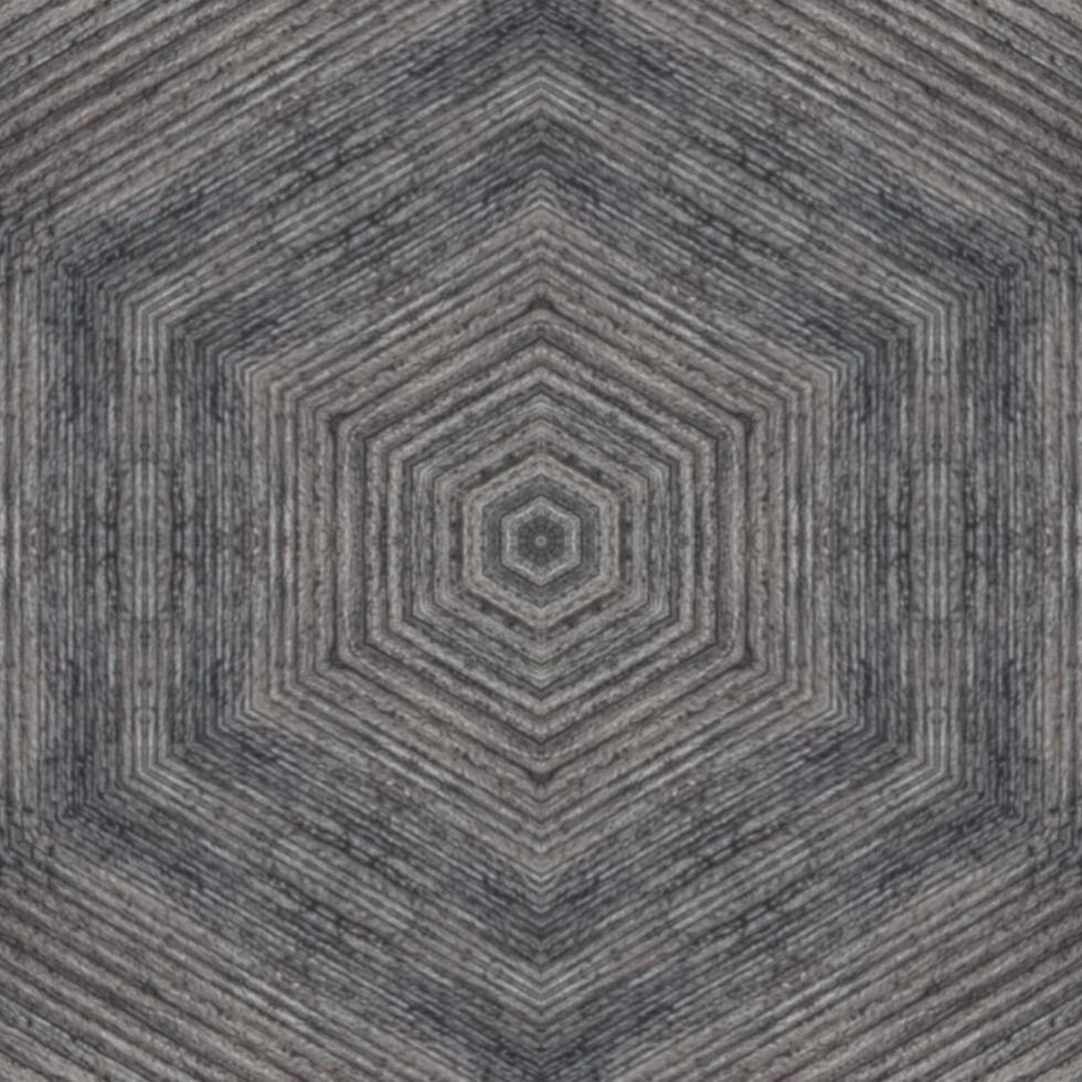 fundo quadrado abstrato cinza. padrão de caleidoscópio de cinza de madeira. fundo livre. foto