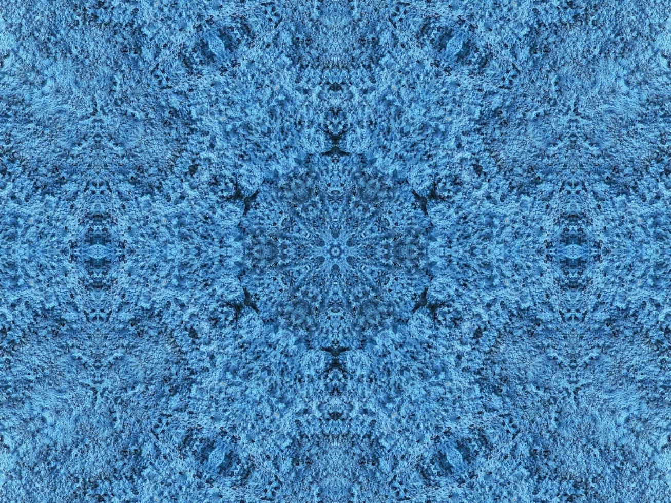 padrão de caleidoscópio de geometria. fundo abstrato azul claro. foto grátis.