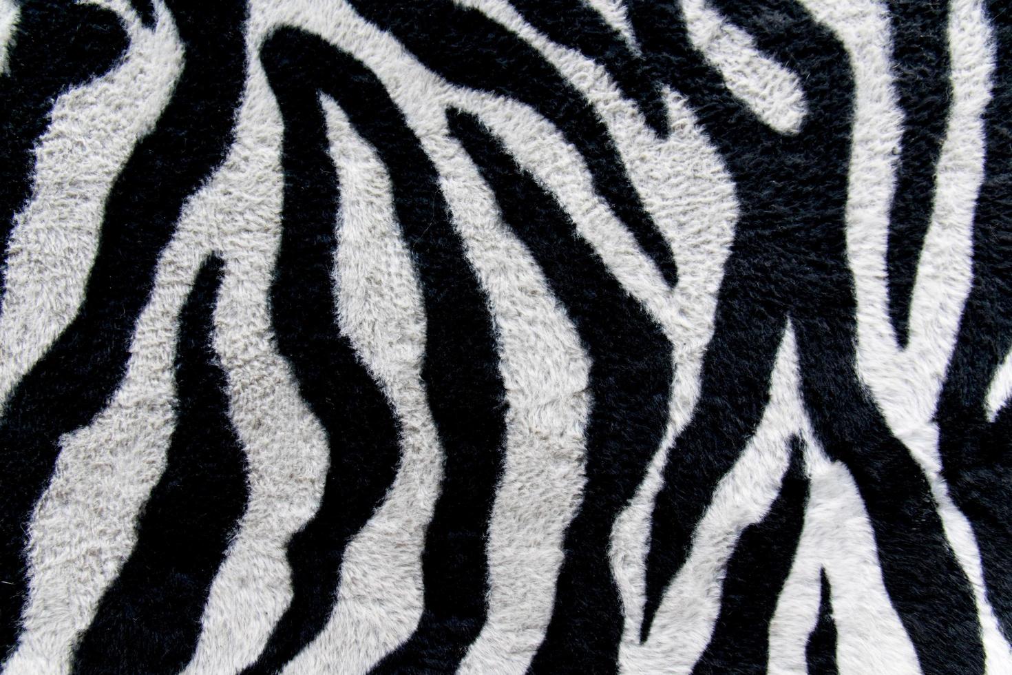 textura de tecido estampado listras zebra para plano de fundo foto