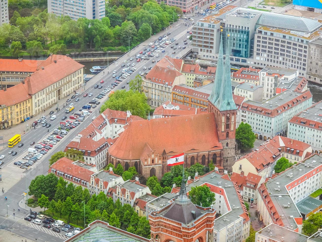 hdr berlim vista aérea foto