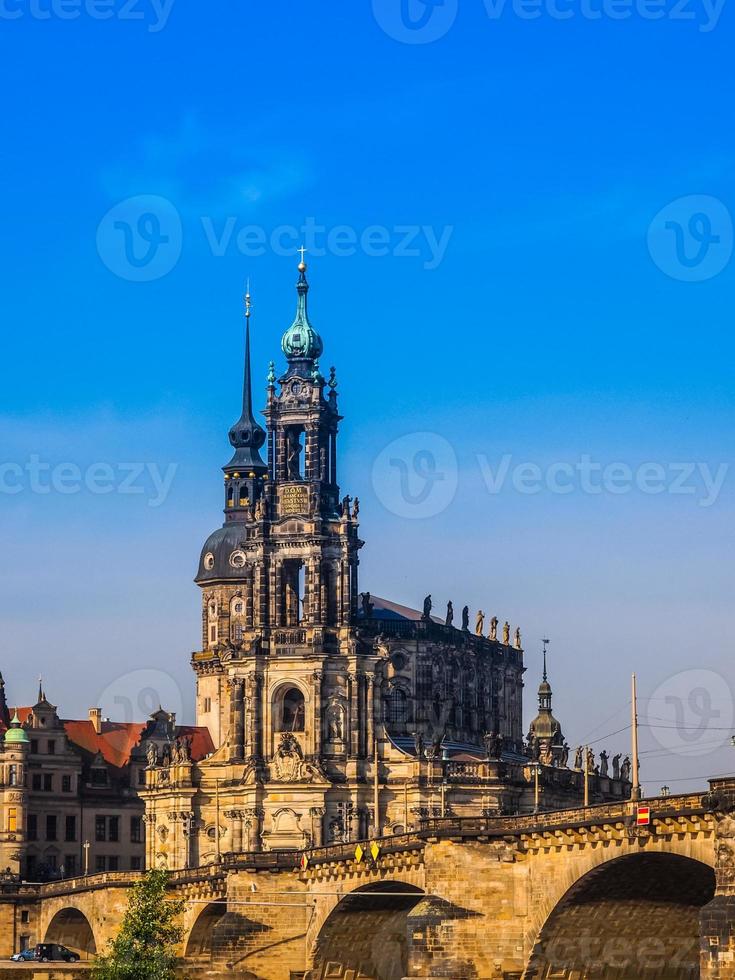 hdr hofkirche em dresden foto