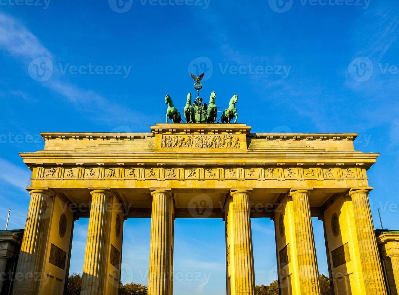 hdr brandenburger tor, berlim foto