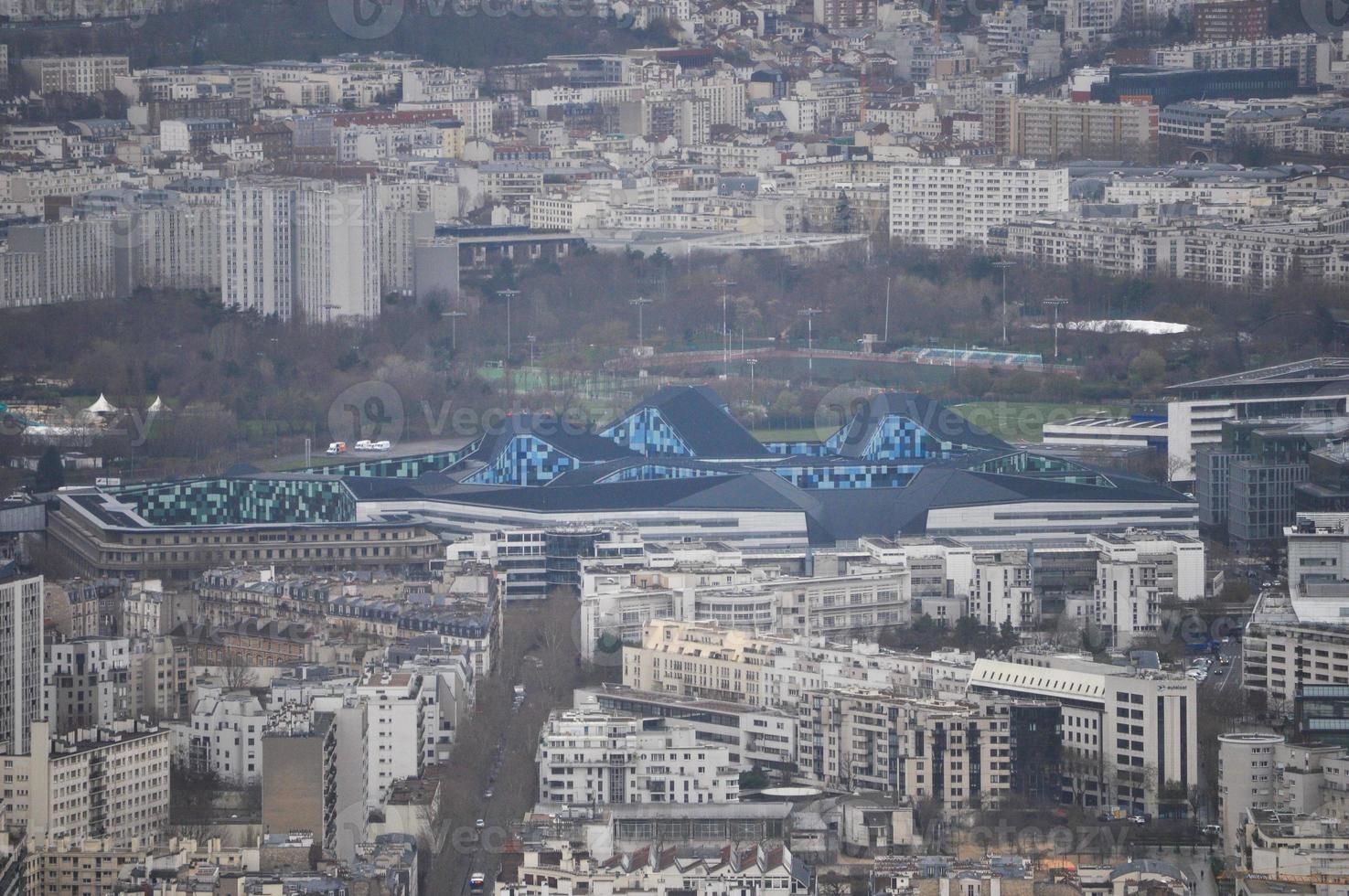 vista aérea de paris foto