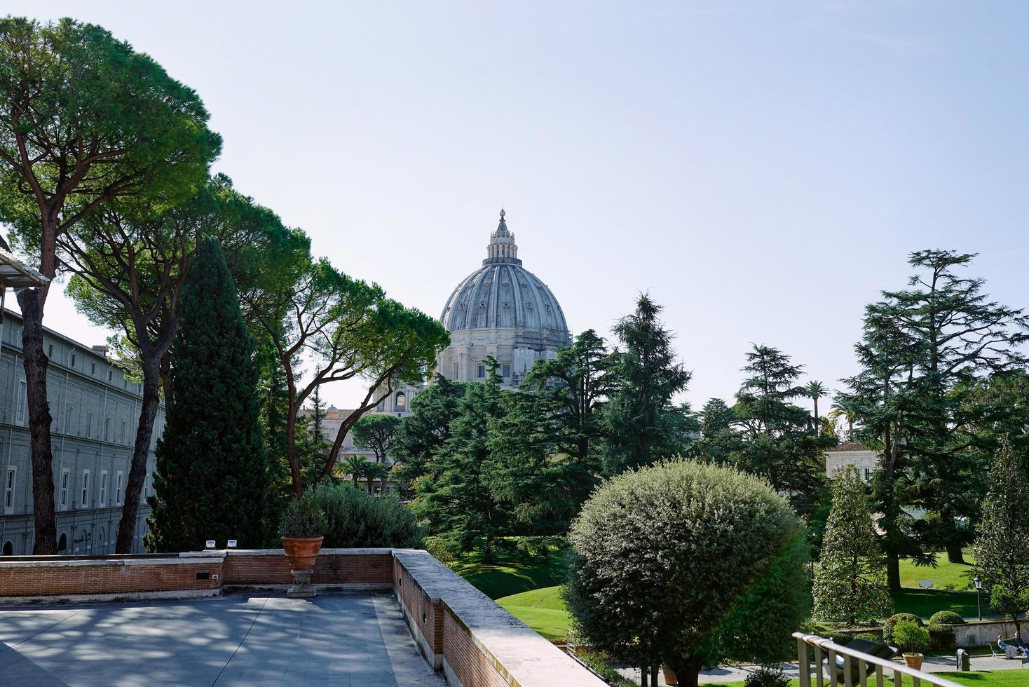 Vaticano, Itália, 2021 - vista dos jardins do Vaticano foto