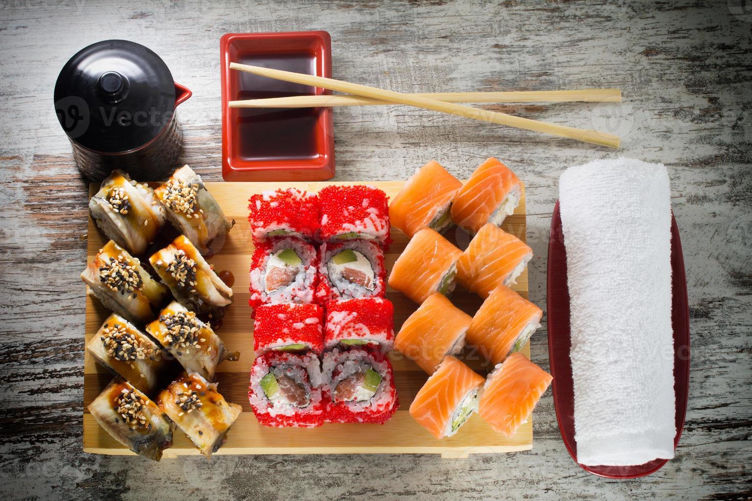 rolo de sushi foto