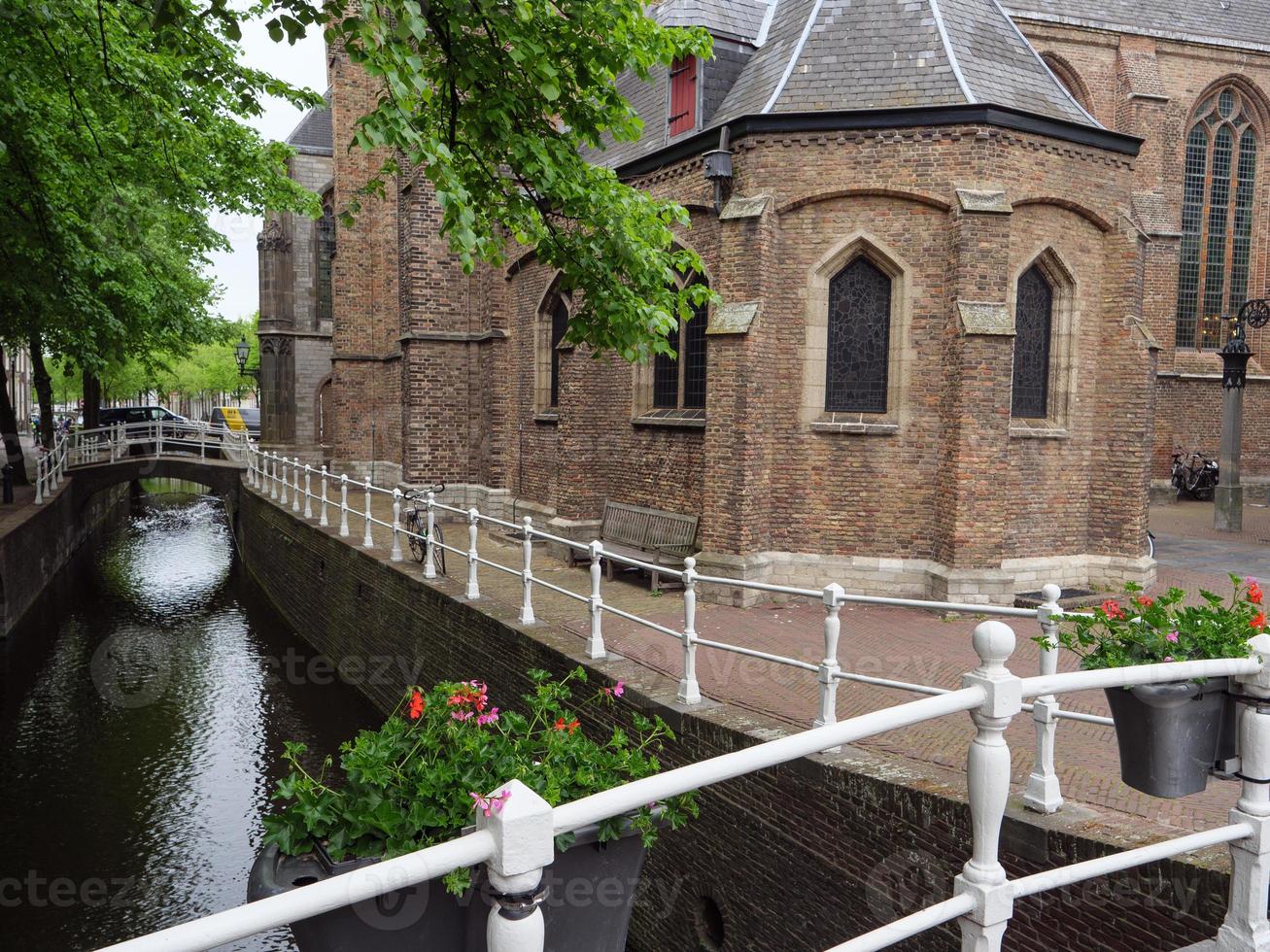 cidade de delft na holanda foto