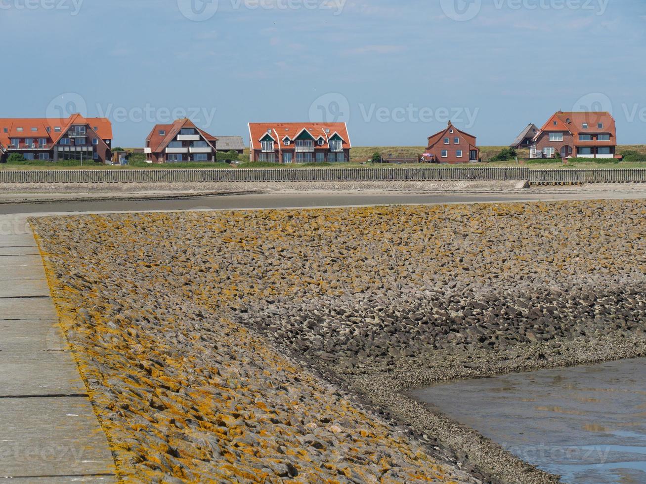 ilha de baltrum no mar do norte foto