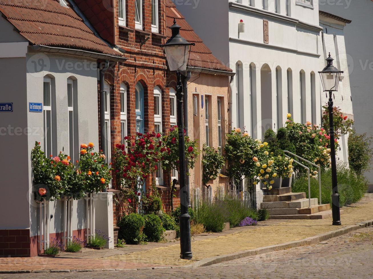 a cidade velha de friedrichstadt na alemanha foto