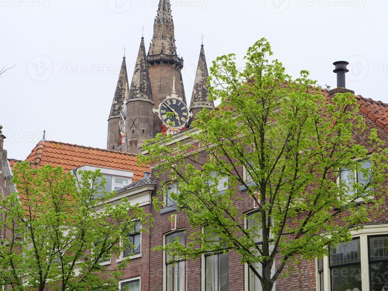 cidade de delft na holanda foto